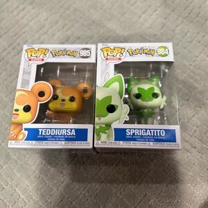 Funko Pokémon Sprigatito And Teddiursa Bundle